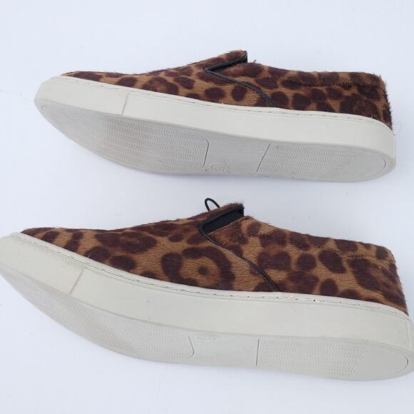 NEW Emergency Exit Cheetah Print Slip On Sneaker Shoes Size 8.5 Women Faux Fur - Picture 3 of 7